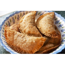 Чебуреки жареные с картофелем и грибами (весовые)